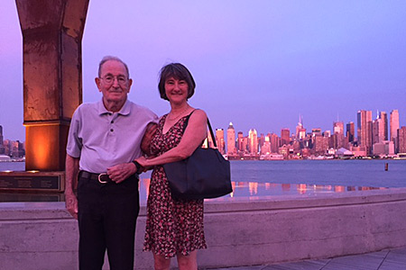 Eugene Clary, R.T. (R), and his daughter, June Ingram.